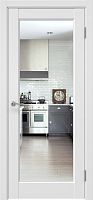 Межкомнатная дверь Tabula 1.1 эмалит серый, зеркало